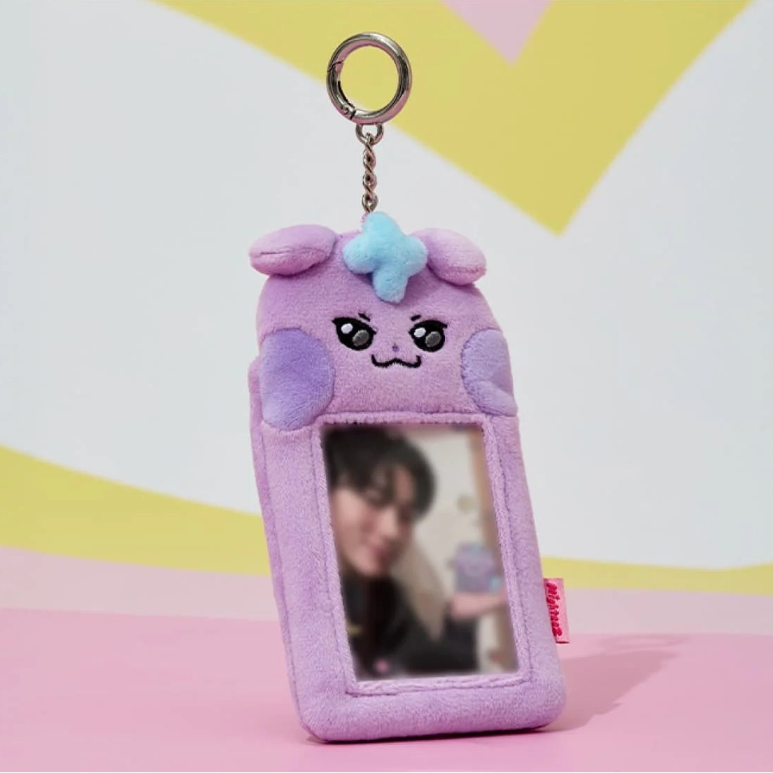 ATEEZ - MIGHTEEZ PHOTO CARD HOLDER PLUSH KEYRING OFFICIAL MD