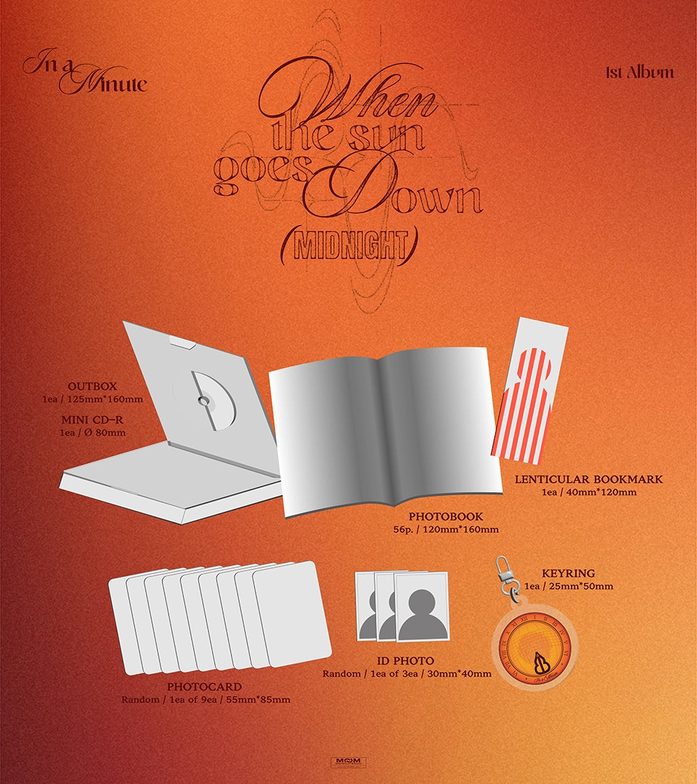 IN A MINUTE 1ST ALBUM - WHEN THE SUN GOES DOWN : MIDNIGHT (SUNSET VER.)