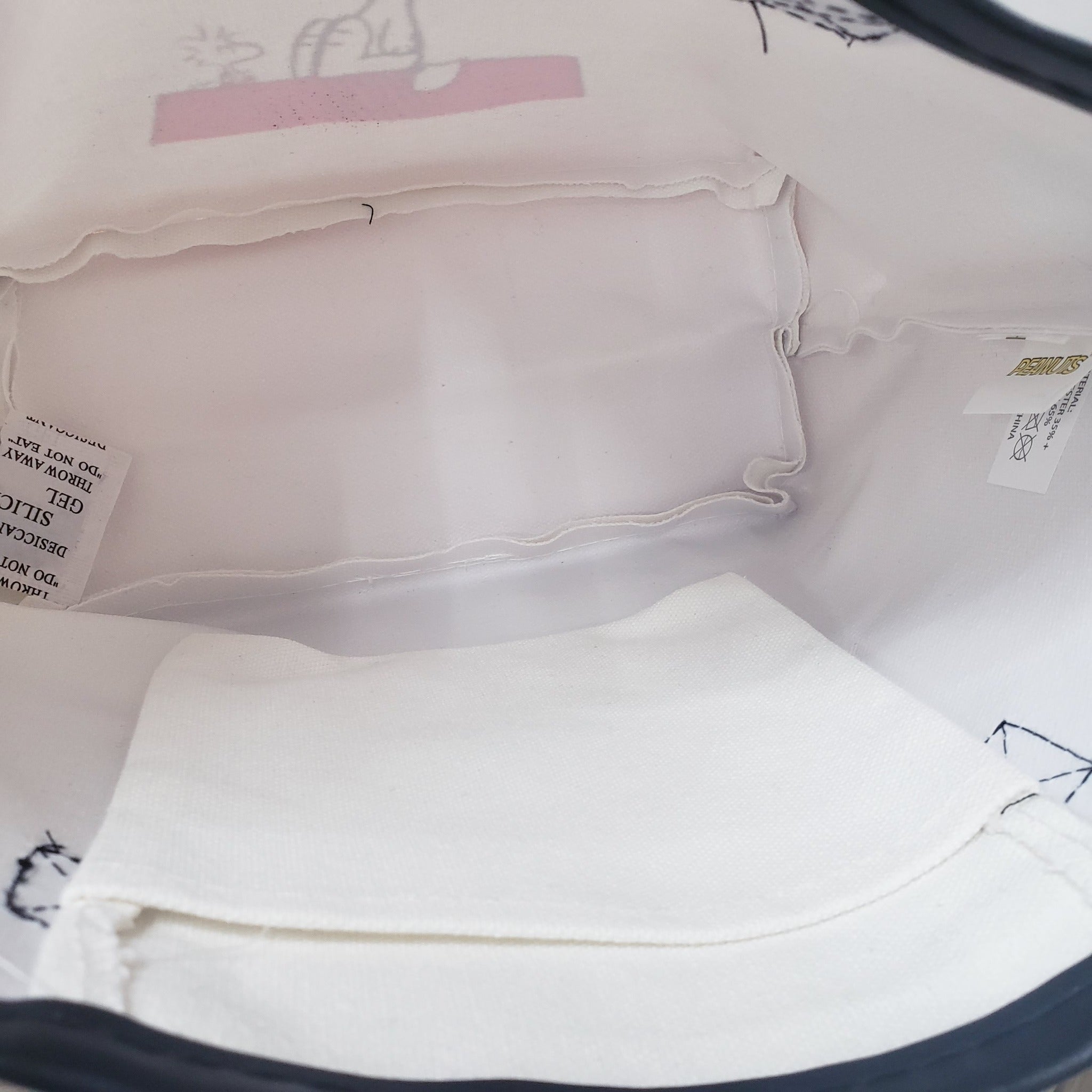 PEANUT SNOOPY© Alpha Horizontal Small Tote Bag (Japan Edition)