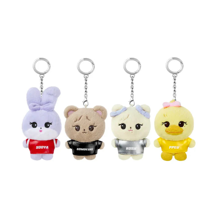 BLACKPINK JUMP ぬいぐるみキーリング　ジェニ　リサ　ロゼ　ジス BLACKPINK - JUMP CHARACTER MINI PLUSH KEYRING OFFICIAL MD