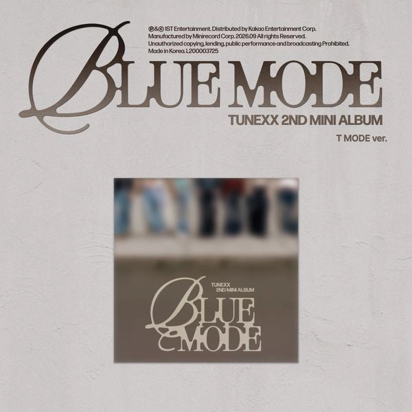 TUNEXX 2ND MINI ALBUM - BLUE MODE (T MODE VER.)