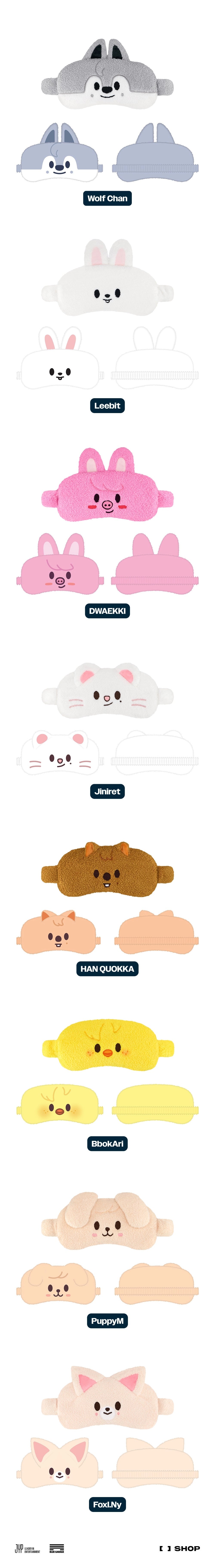 STRAY KIDS - DOMINATE : CELEBRATE POP-UP STORE MD - SKZOO SLEEP MASK