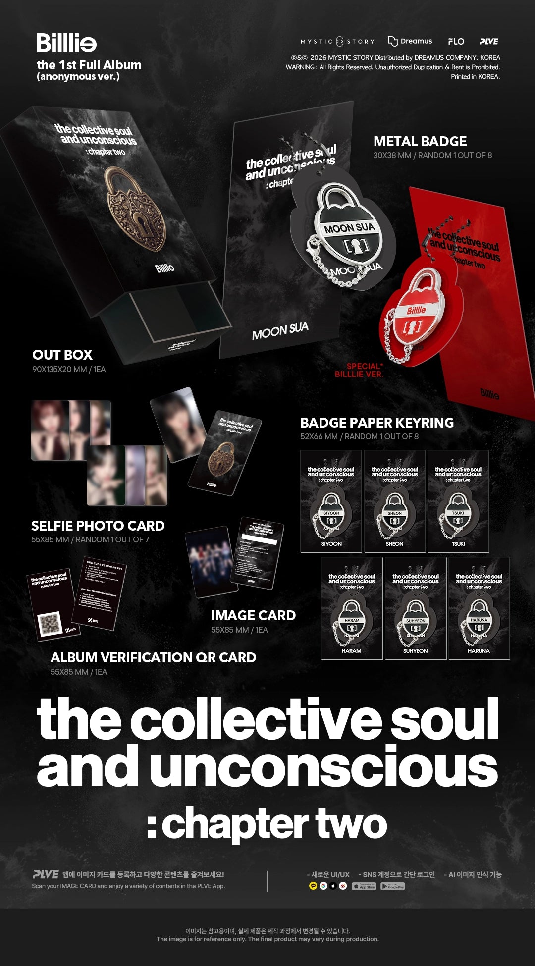 BILLLIE 1ST ALBUM - THE COLLECTIVE SOUL AND UNCONSCIOUS: CHAPTER TWO (ANONYMOUS VER.)