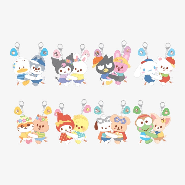 HUG PLUSH KEYRING - SKZOO X SANRIO CHARACTERS OFFICIAL MD