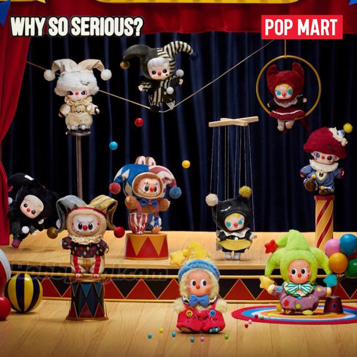 POP MART Authentic Why So Serious Series Plush 8 Design Mystery Box (1 Piece)