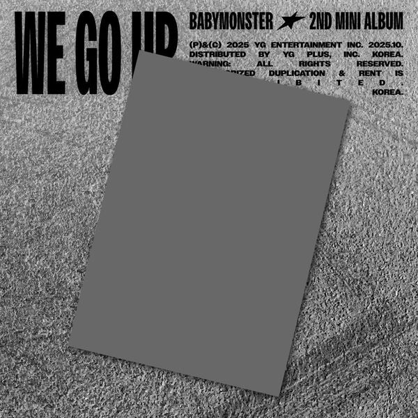 BABYMONSTER 2ND MINI ALBUM - WE GO UP (POSTCARD VER.)