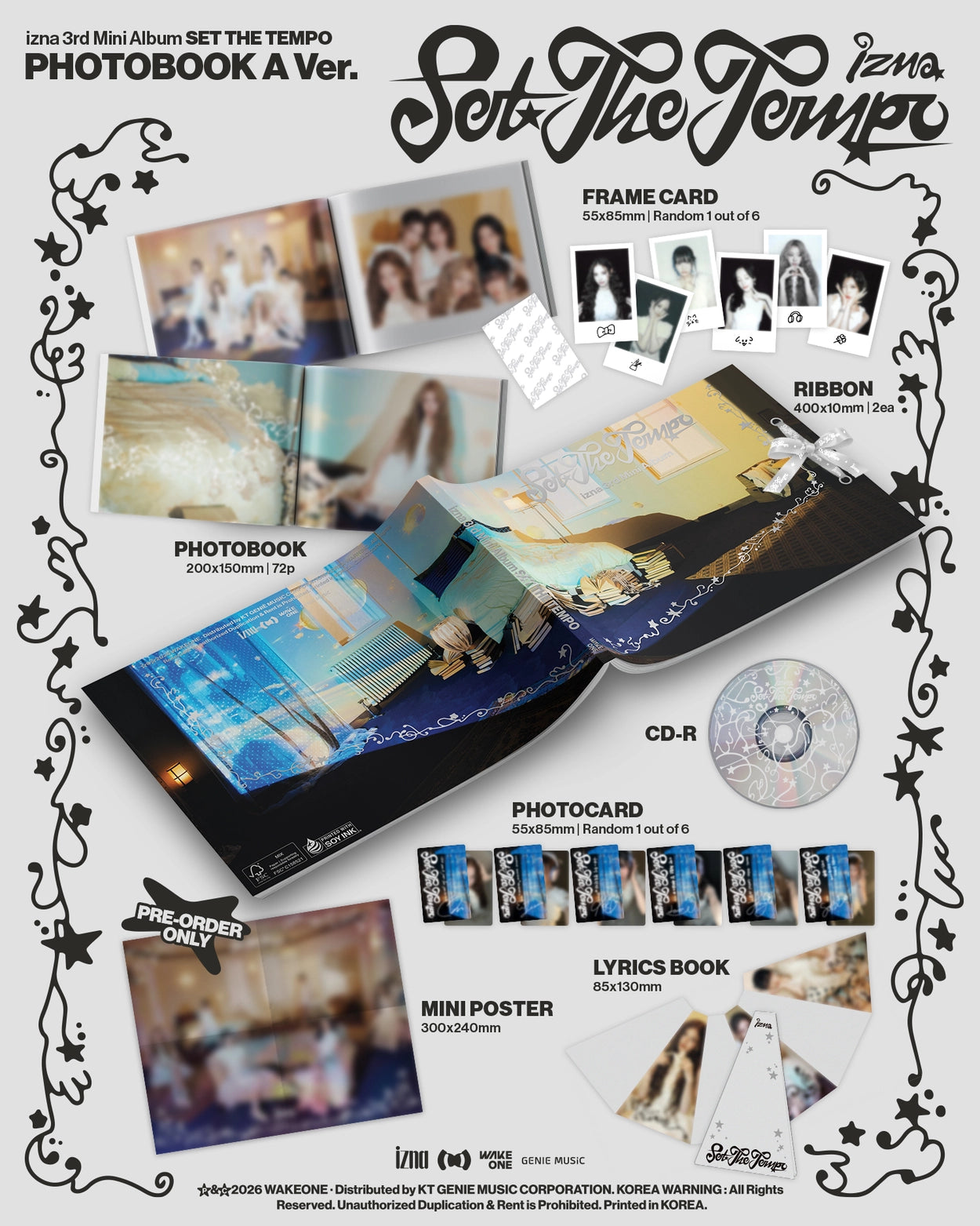 IZNA 3RD MINI ALBUM - SET THE TEMPO
