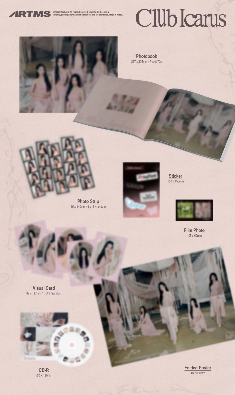 ARTMS 1ST MINI ALBUM - CLUB ICARUS