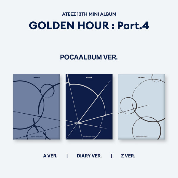 ATEEZ 13TH MINI ALBUM - GOLDEN HOUR : PART.4 (POCA ALBUM VER)