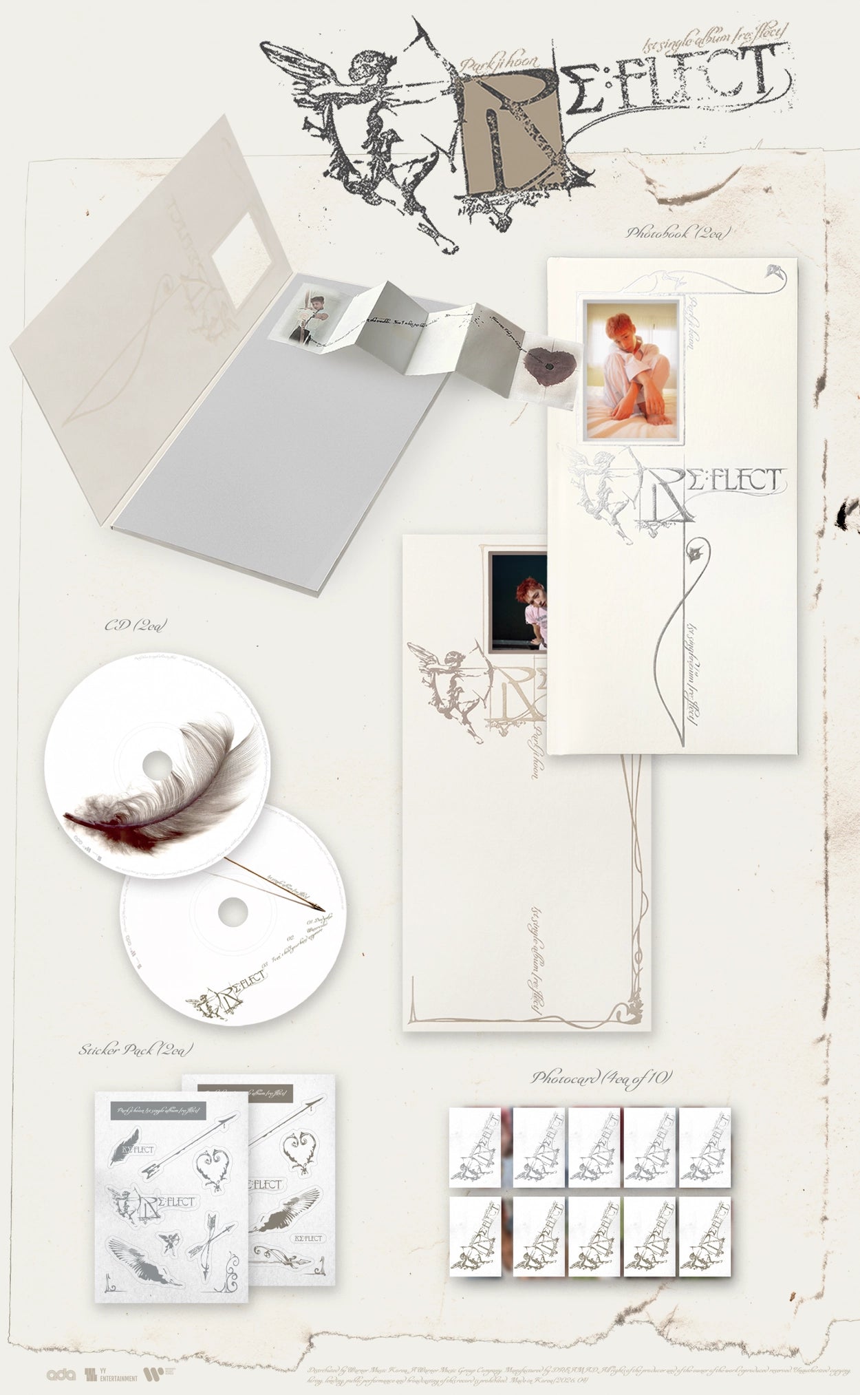 PARK JI HOON 1ST SINGLE ALBUM - RE:FLECT