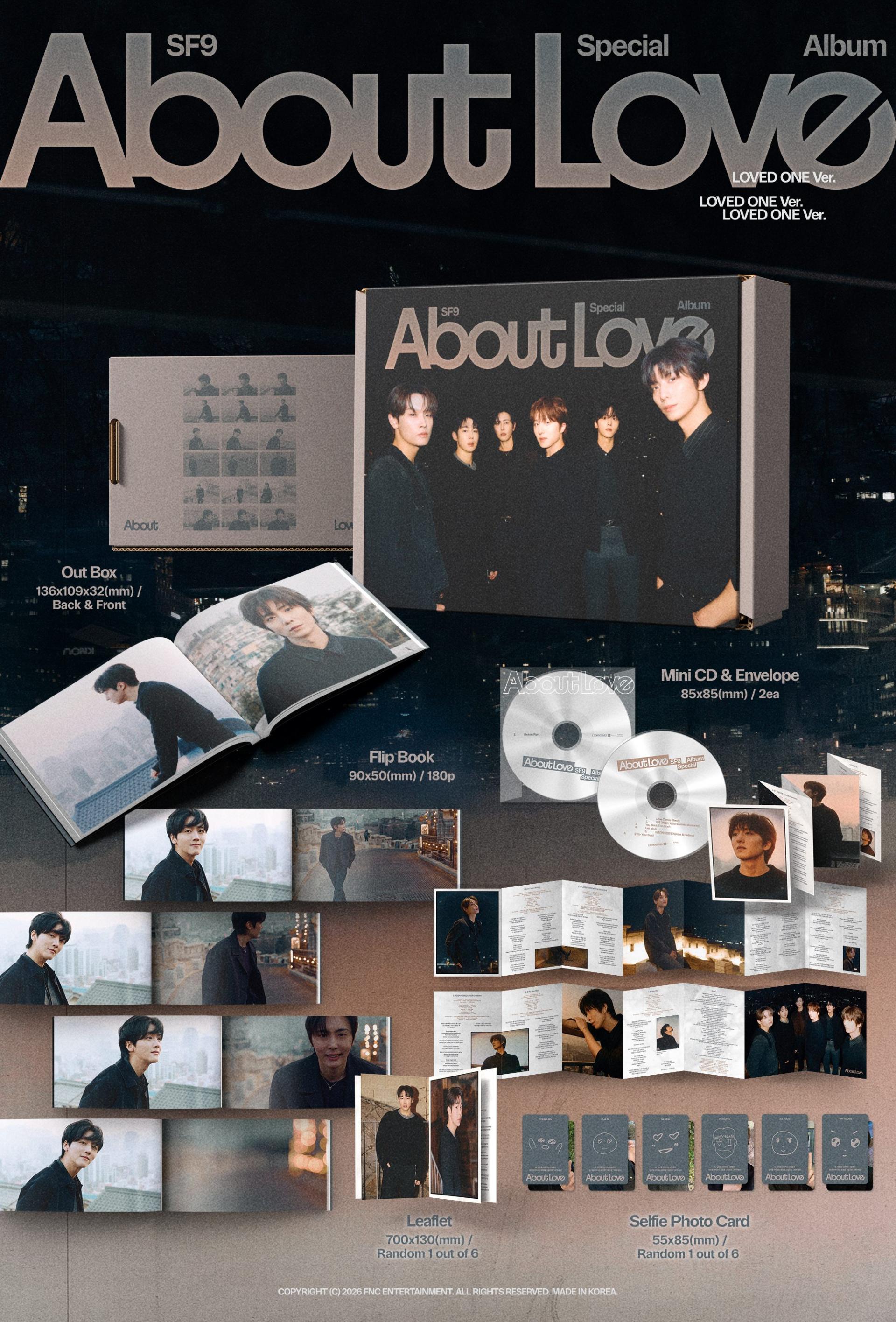 SF9 SPECIAL ALBUM - ABOUT LOVE (LOVED ONE VER.)