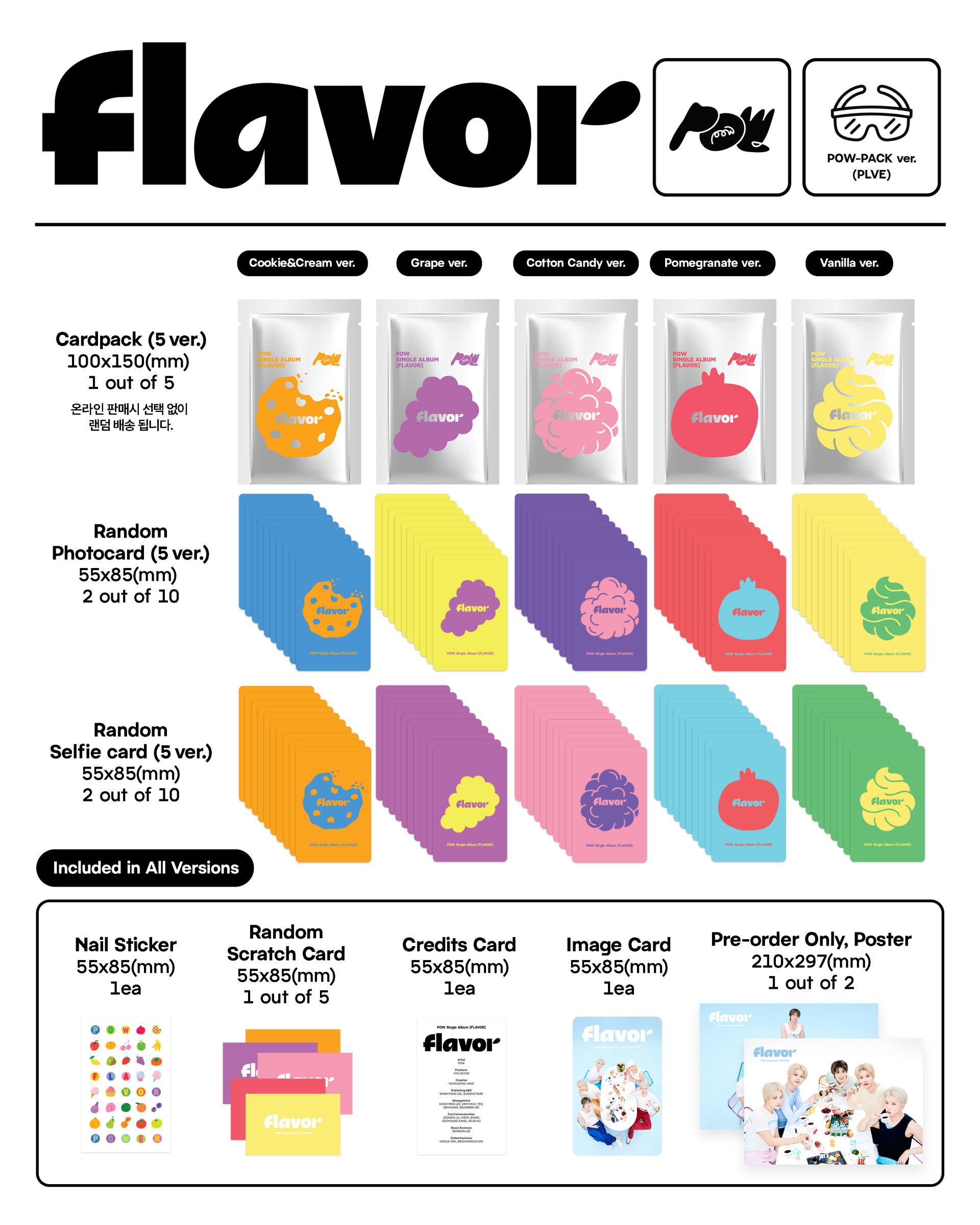 POW SINGLE ALBUM - FLAVOR (POW-PACK VER.)