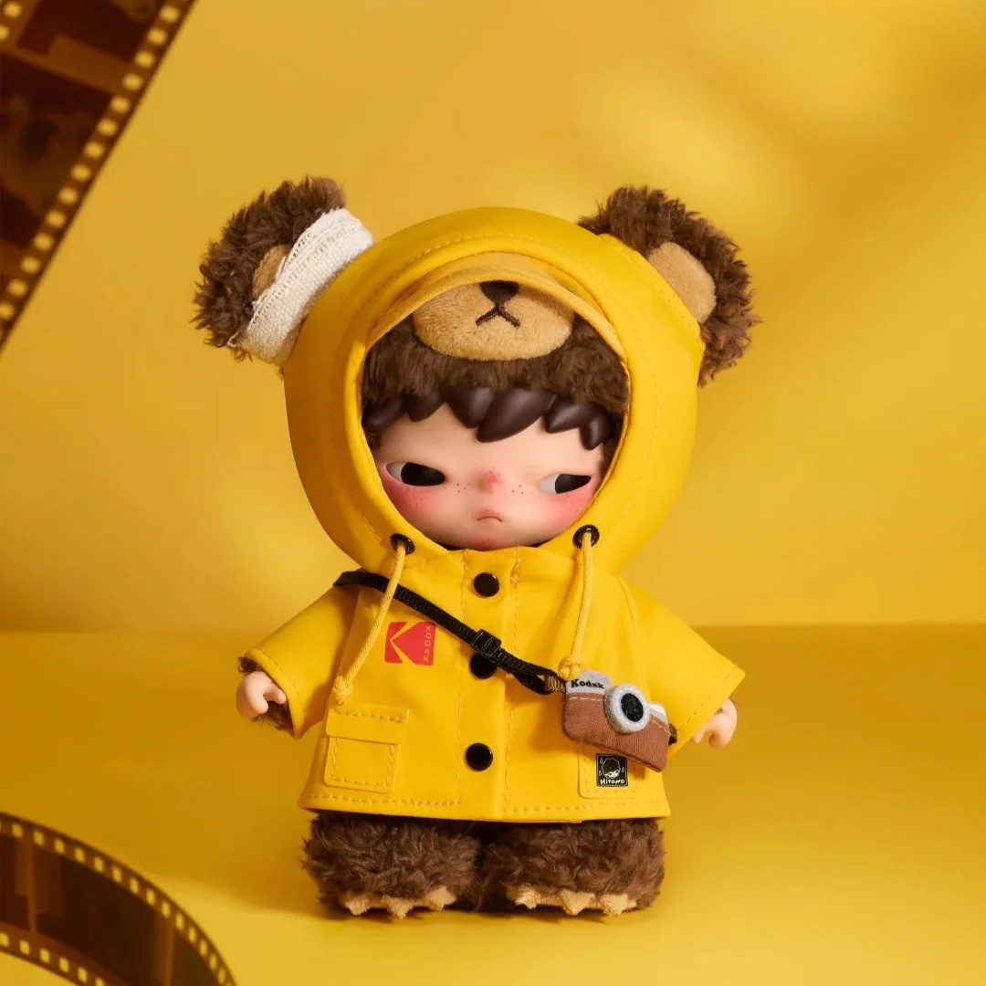POP MART Authentic Hirono x Kodak Bear Vinyl Plush