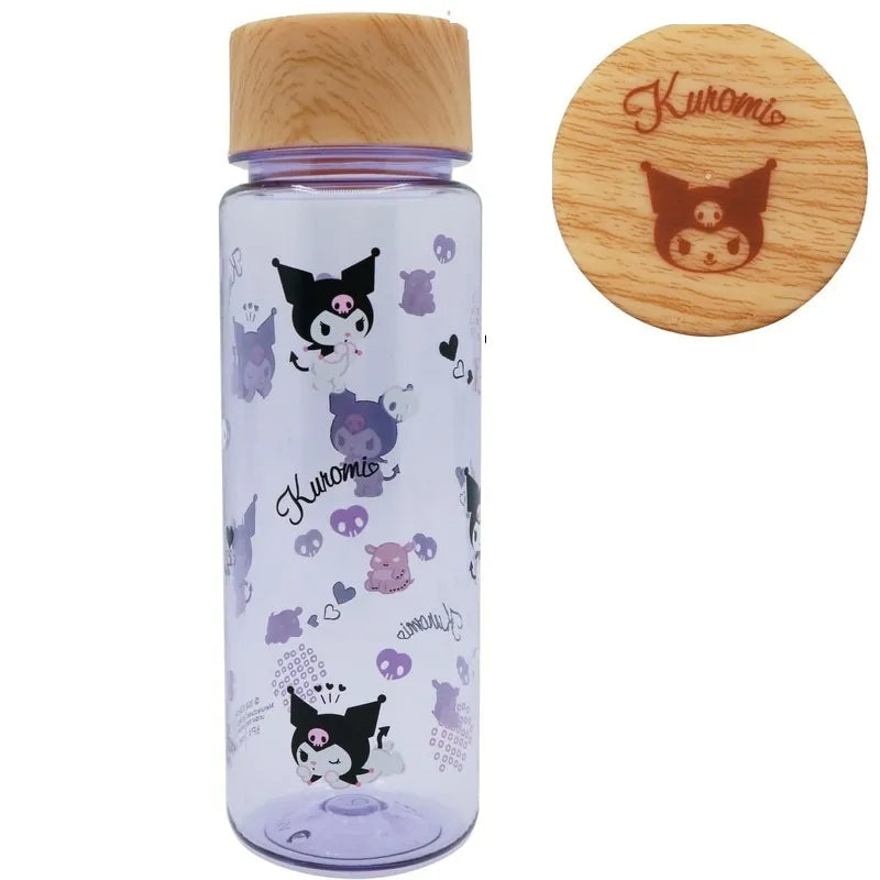SANRIO© Characters with Wood Cap Travel Bottle 450ml (Hong Kong Edition)