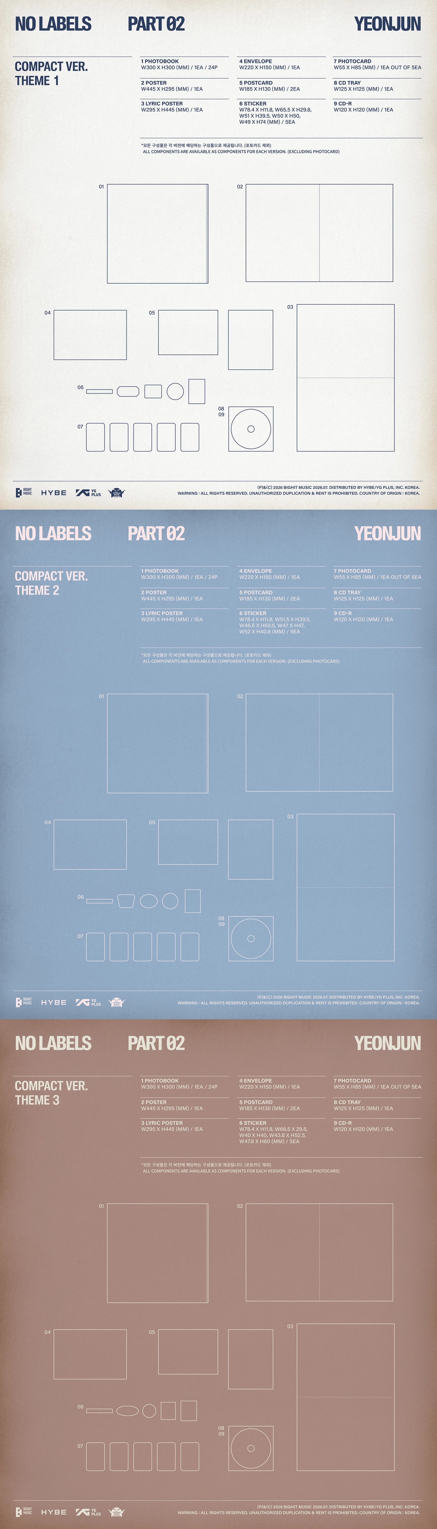 YEONJUN (TXT) - NO LABELS: PART 02 (COMPACT VER.)