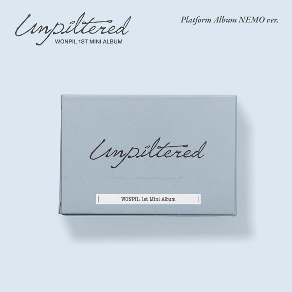 WONPIL (DAY6) 1ST MINI ALBUM - UNPILTERED (PLATFORM VER.)
