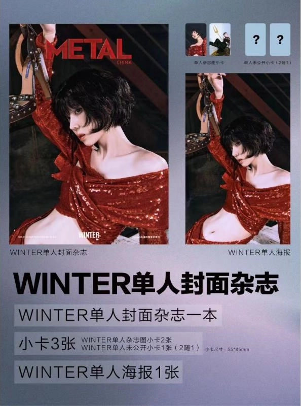 METAL (CHINESE MAGAZINE) - 2024. 11 (COVER. AESPA)