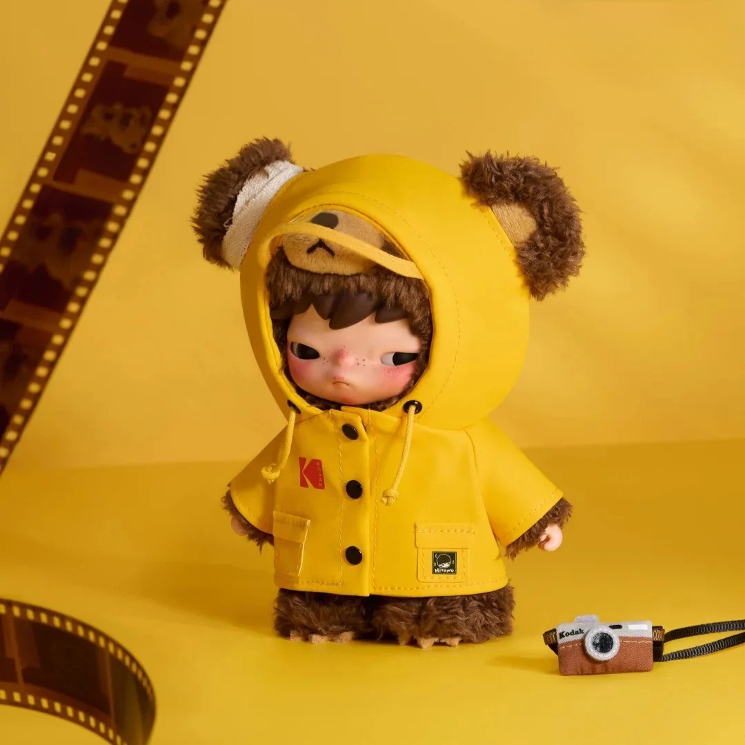 POP MART Authentic Hirono x Kodak Bear Vinyl Plush