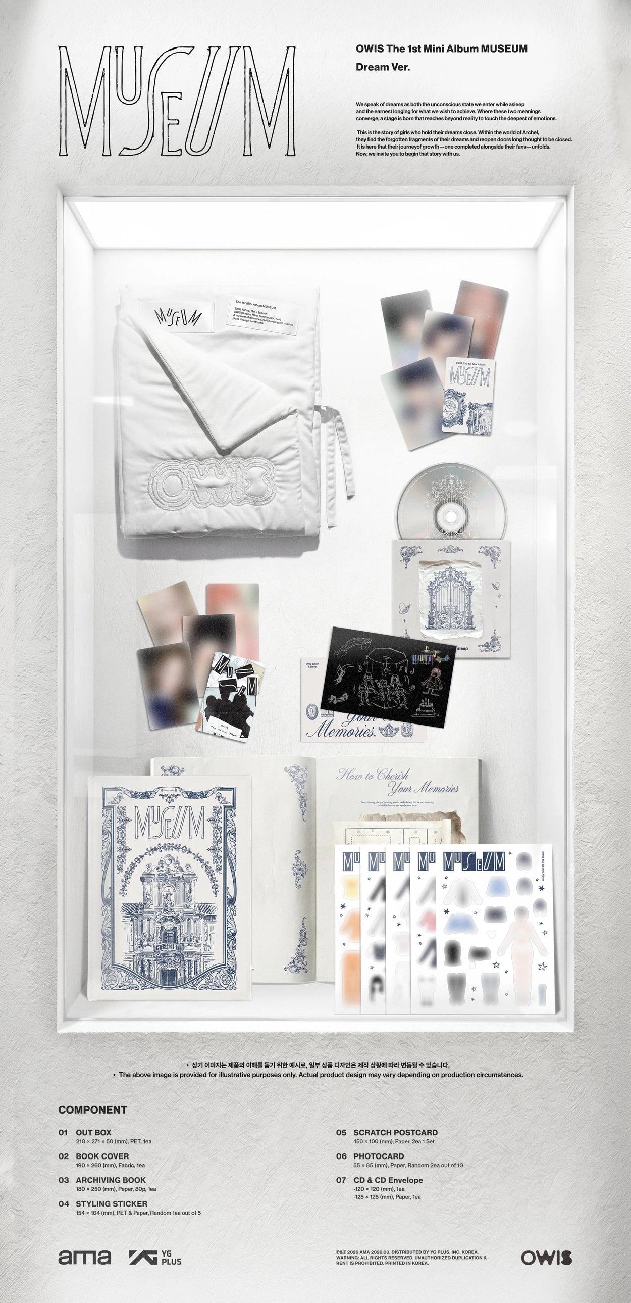 OWIS THE 1ST MINI ALBUM - MUSEUM (DREAM VER.)