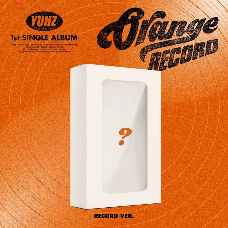 YUHZ 1ST SINGLE ALBUM - ORANGE RECORD (RECORD VER.) (KIWEE ALBUM)