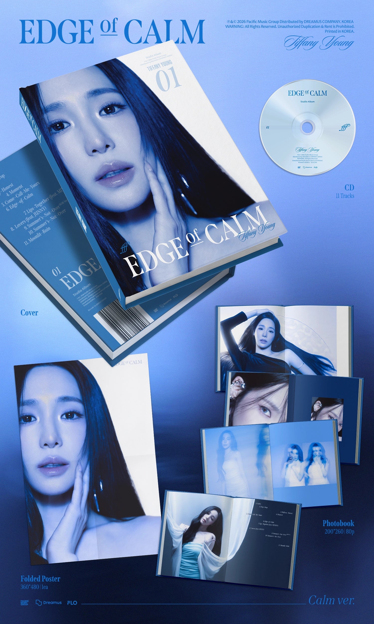 TIFFANY YOUNG (GIRLS' GENERATION) 1ST ALBUM - EDGE OF CALM (CALM VER.)