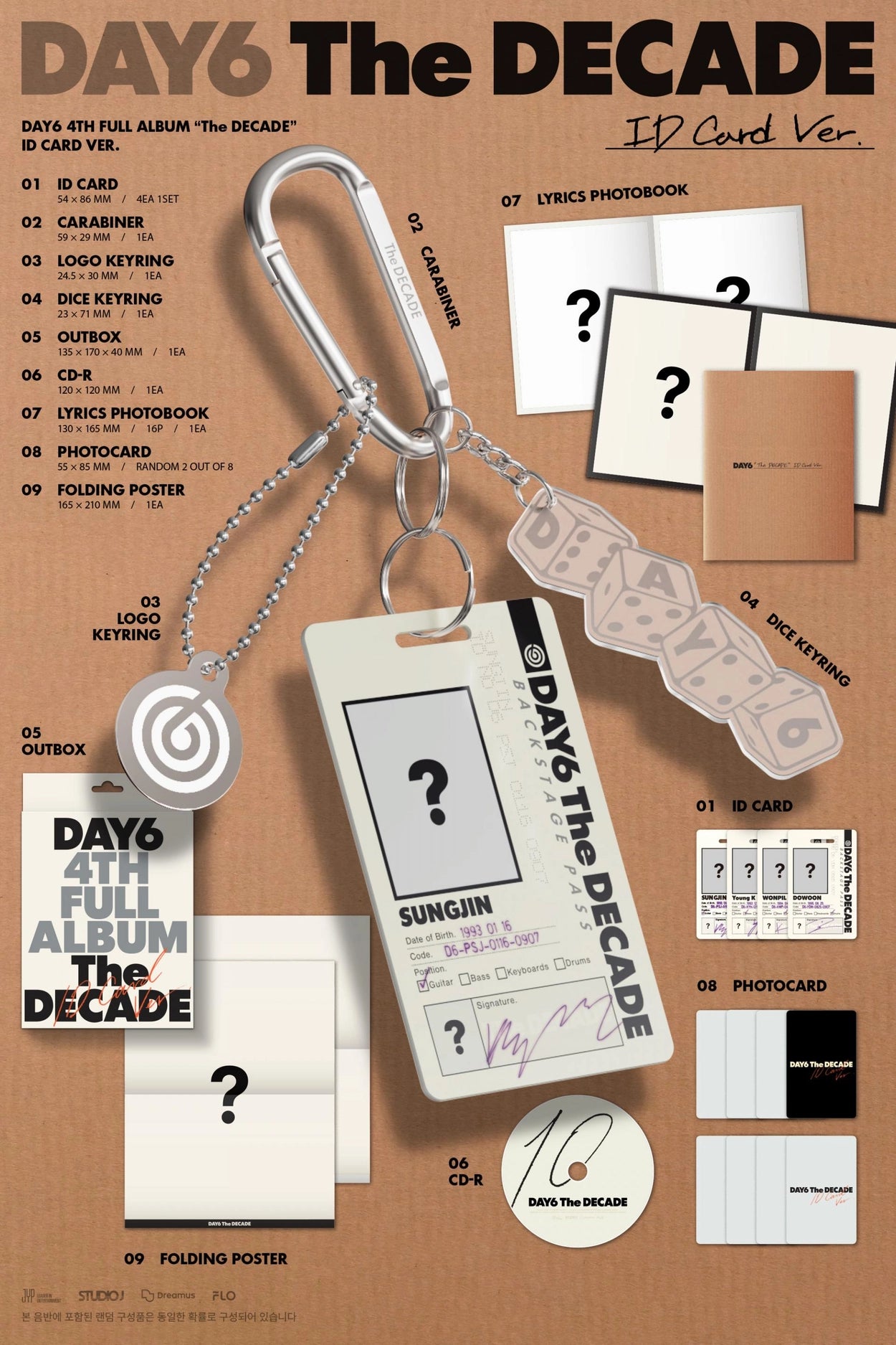 DAY6 - THE DECADE (ID CARD VER. (MD))