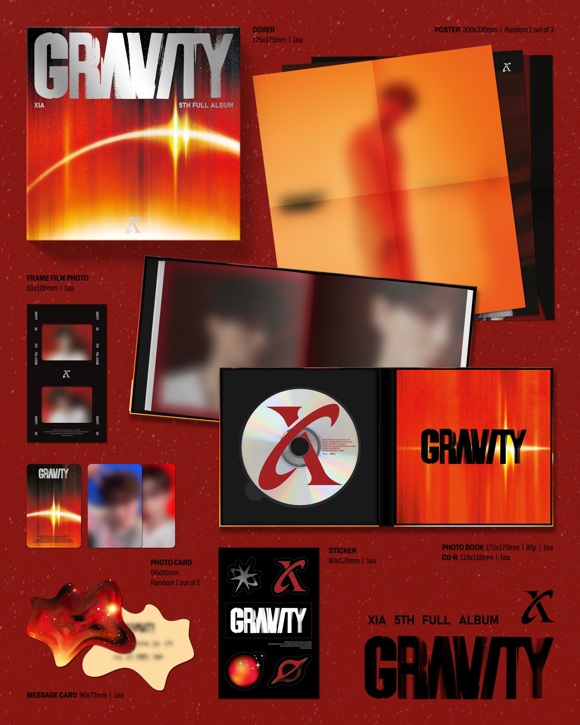 XIA 5TH FULL ALBUM - GRAVITY (ORBIT VER.)