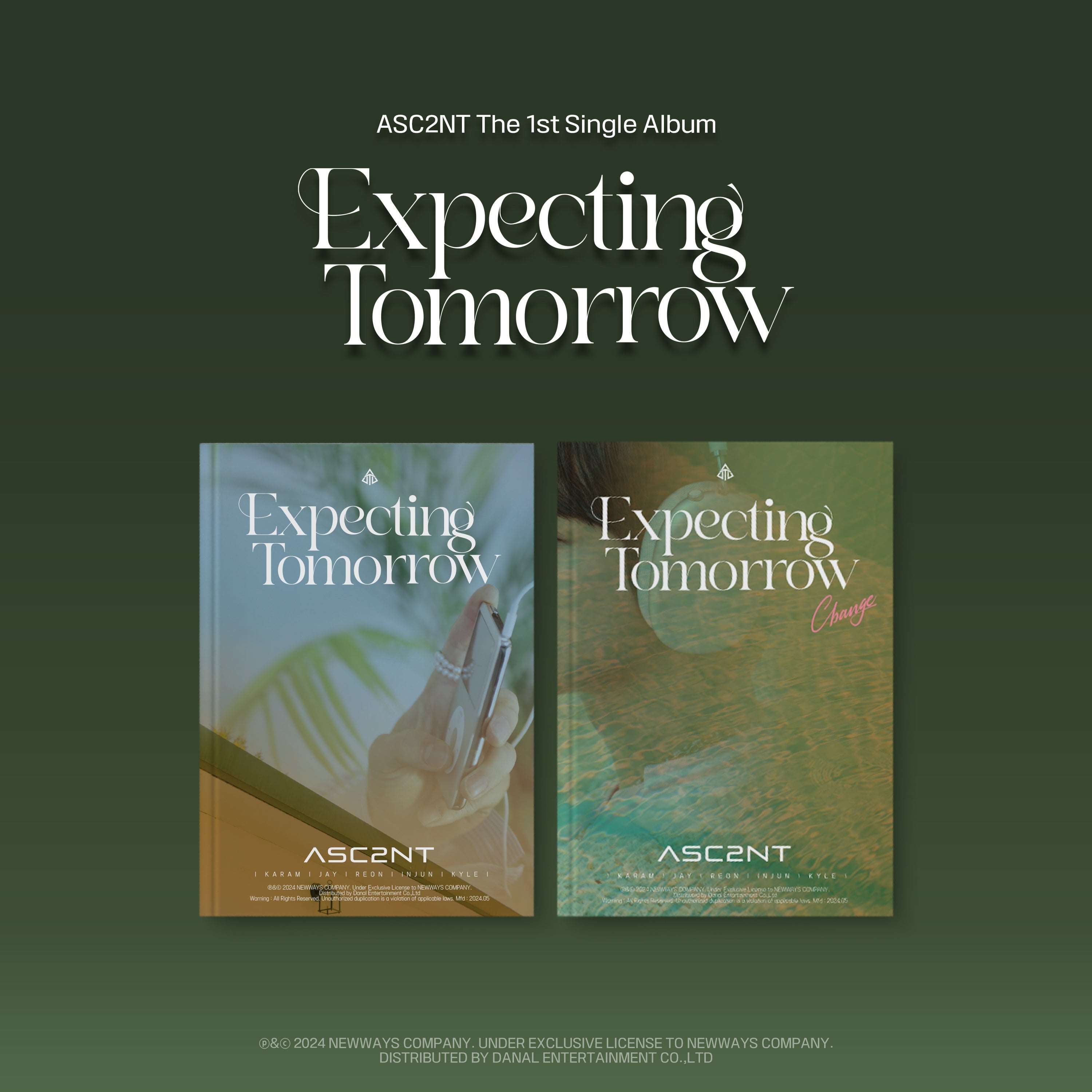 ASC2NT 1ST SINGLE ALBUM - EXPECTING TOMORROW