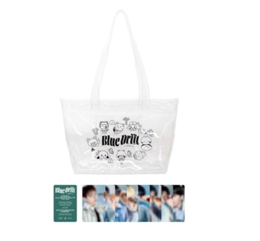 ATEEZ - 8TH ANNIVERSARY OFFICIAL MD CLEAR SHOPPING BAG