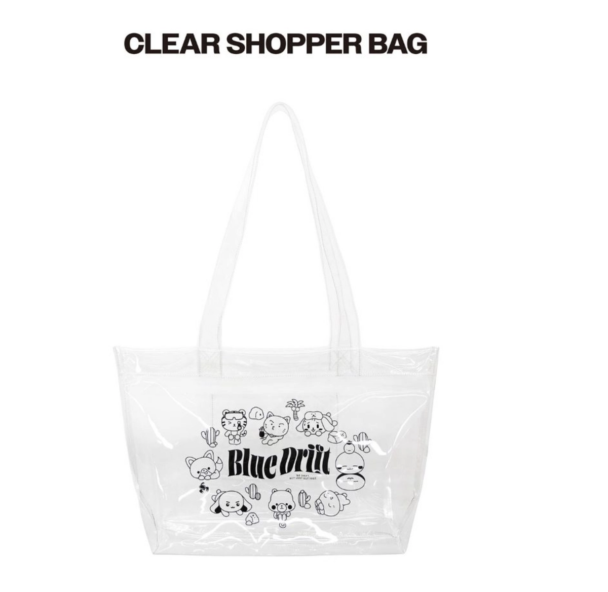 ATEEZ - 8TH ANNIVERSARY OFFICIAL MD CLEAR SHOPPING BAG