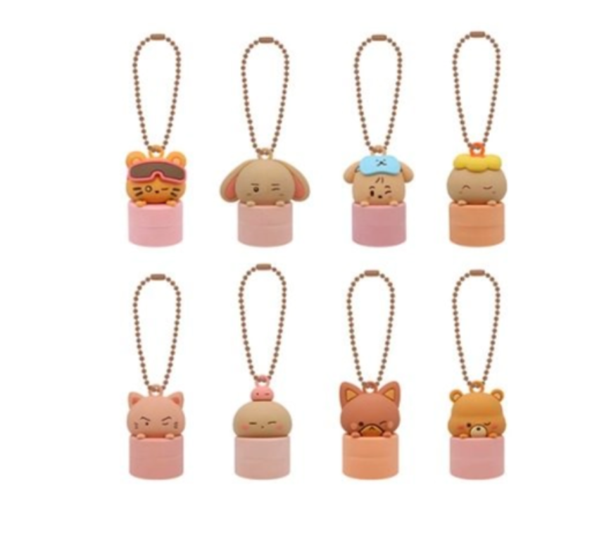 ATEEZ - 8TH ANNIVERSARY OFFICIAL MD RANDOM LIP CAP KEYRING