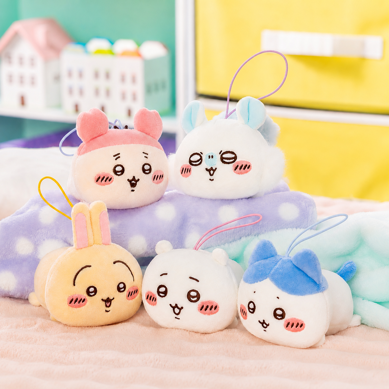CHIIKAWA© Laying Hanging Plush (Japan Edition)