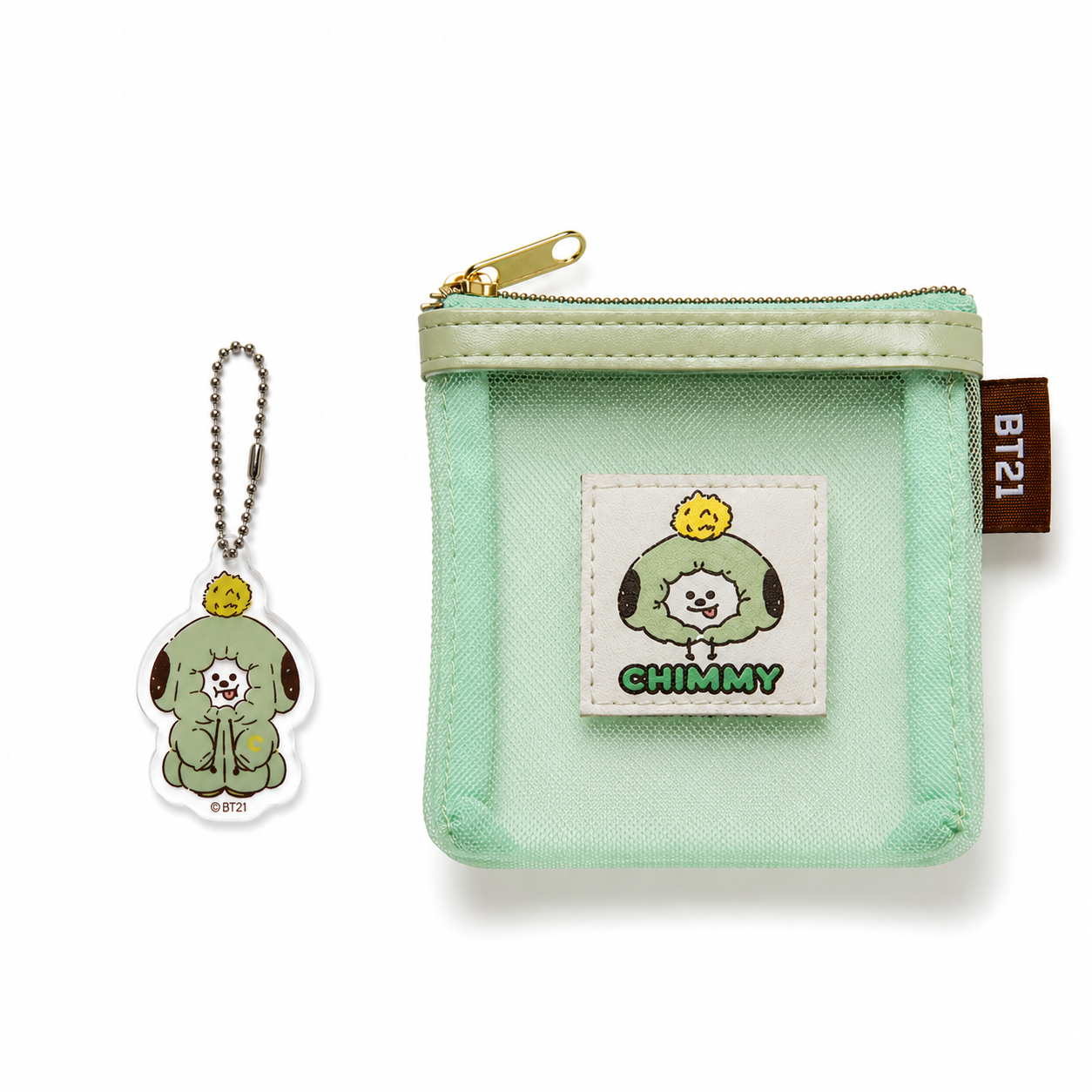BT21© Characters Lucky Coin Bag & Keychain Set (Japan Edition)