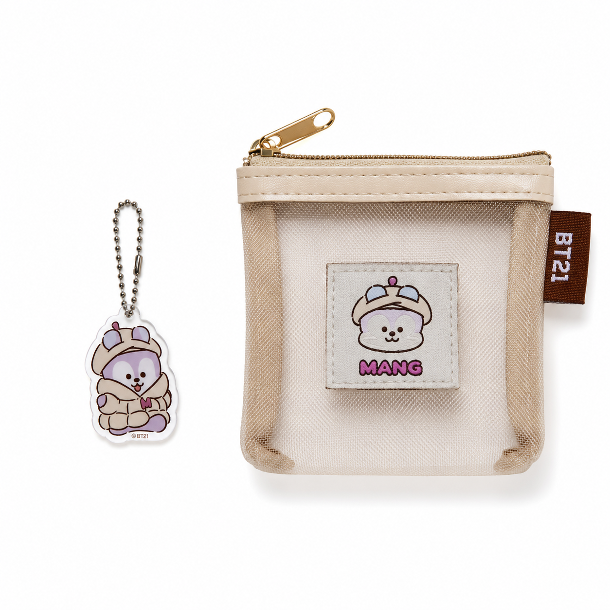 BT21© Characters Lucky Coin Bag & Keychain Set (Japan Edition)