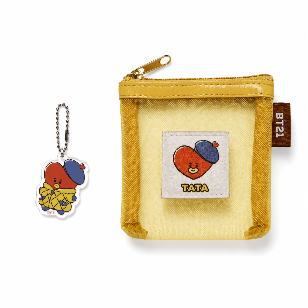 BT21© Characters Lucky Coin Bag & Keychain Set (Japan Edition)