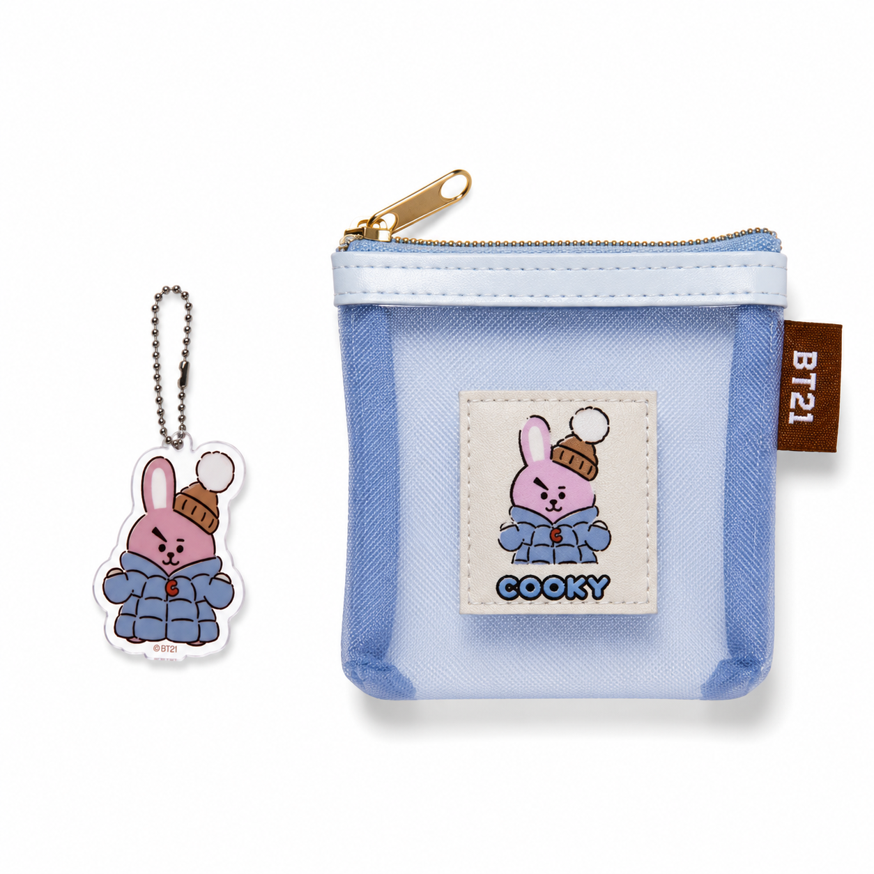 BT21© Characters Lucky Coin Bag & Keychain Set (Japan Edition)