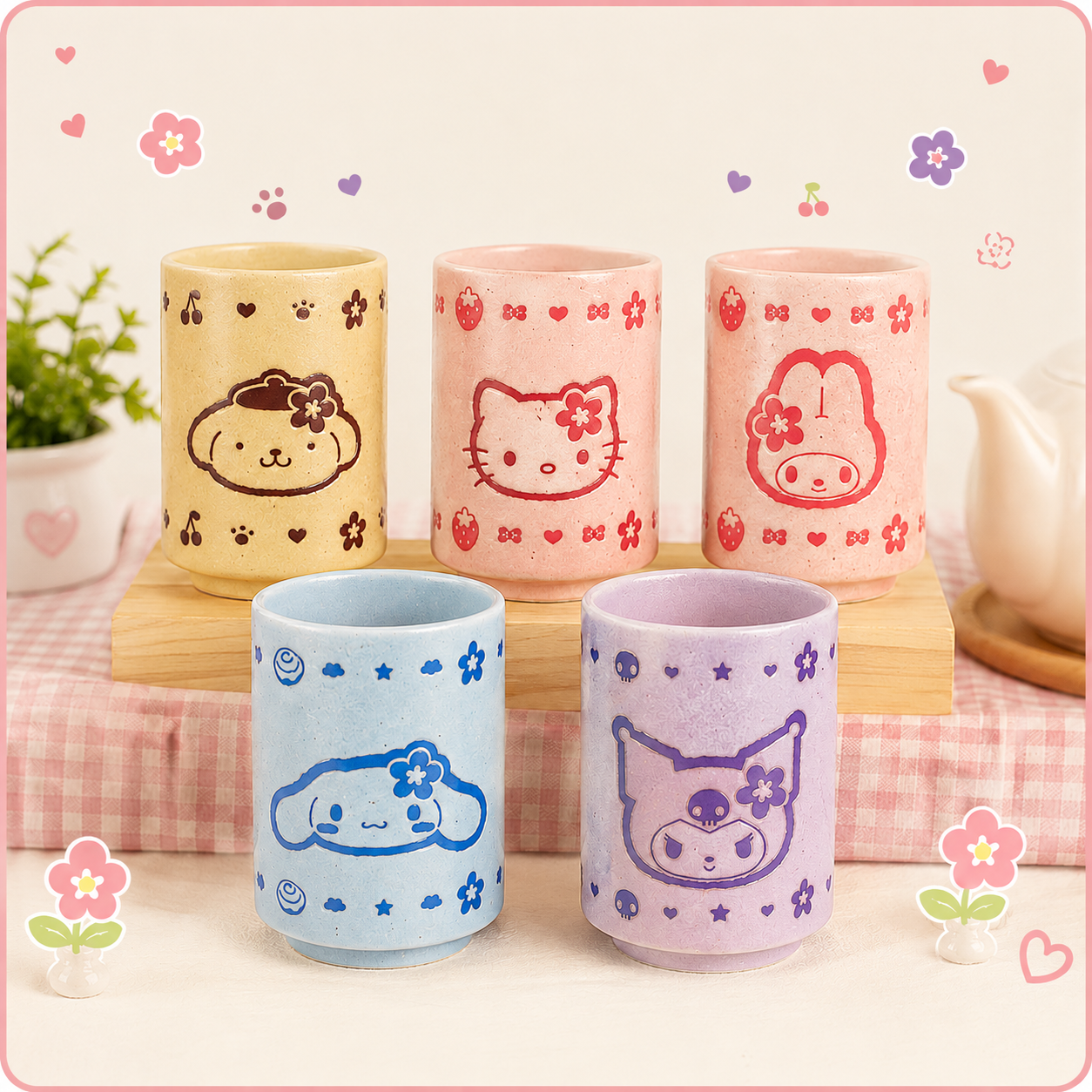 SANRIO© Ceramic Tea Cup (Japan Edition)