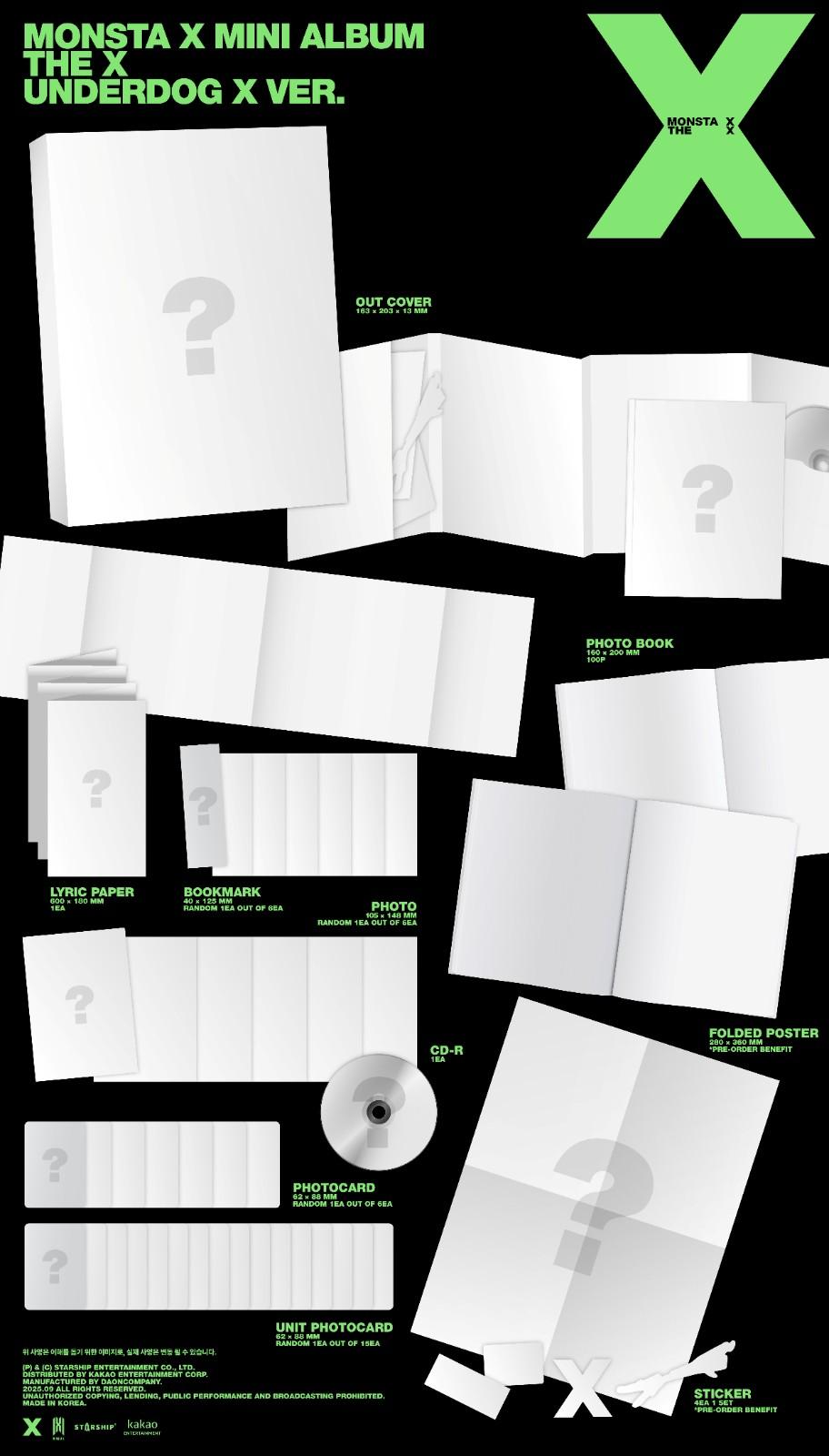 MONSTA X 13TH MINI ALBUM - THE X