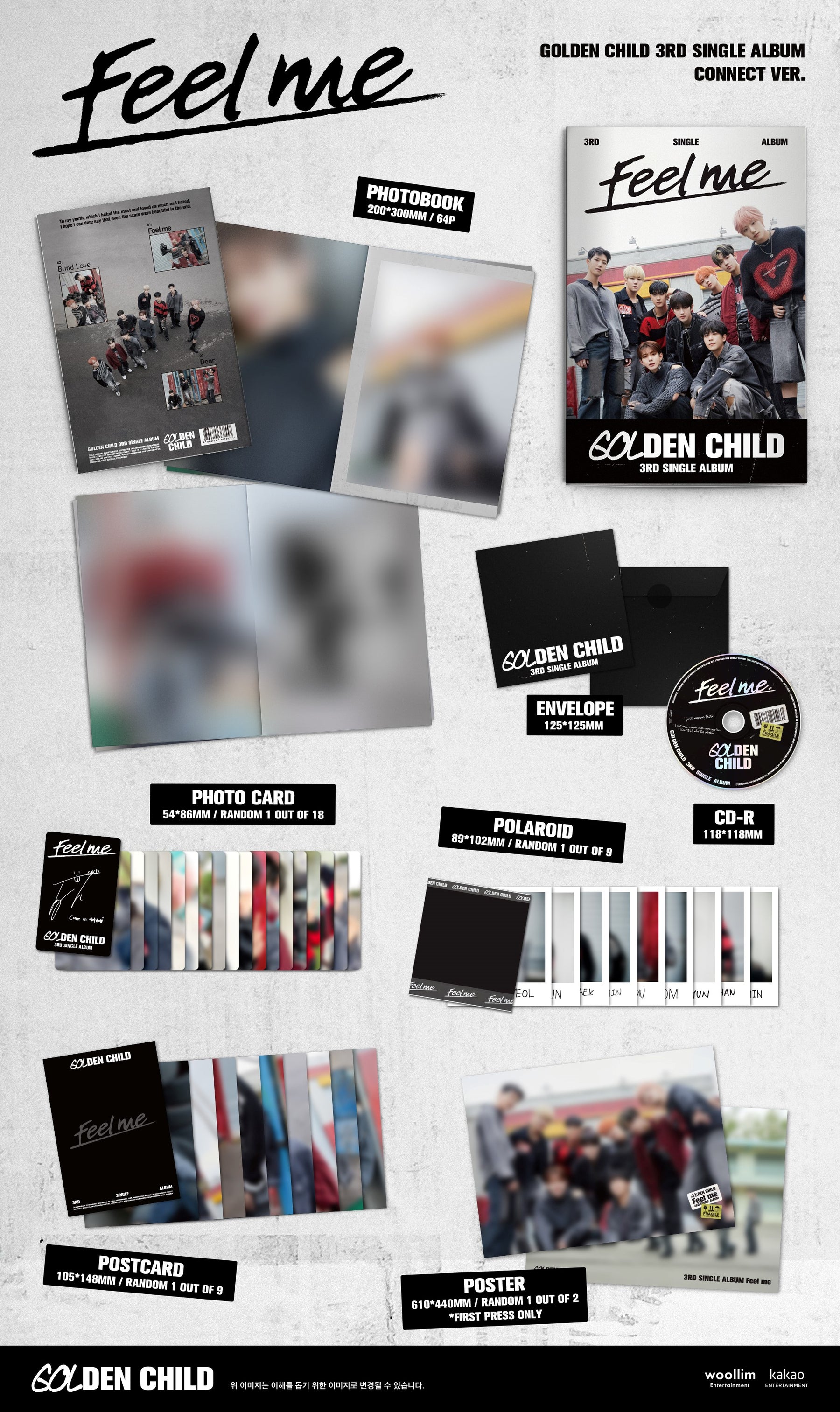 GOLDEN CHILD 3RD SINGLE ALBUM - FEEL ME