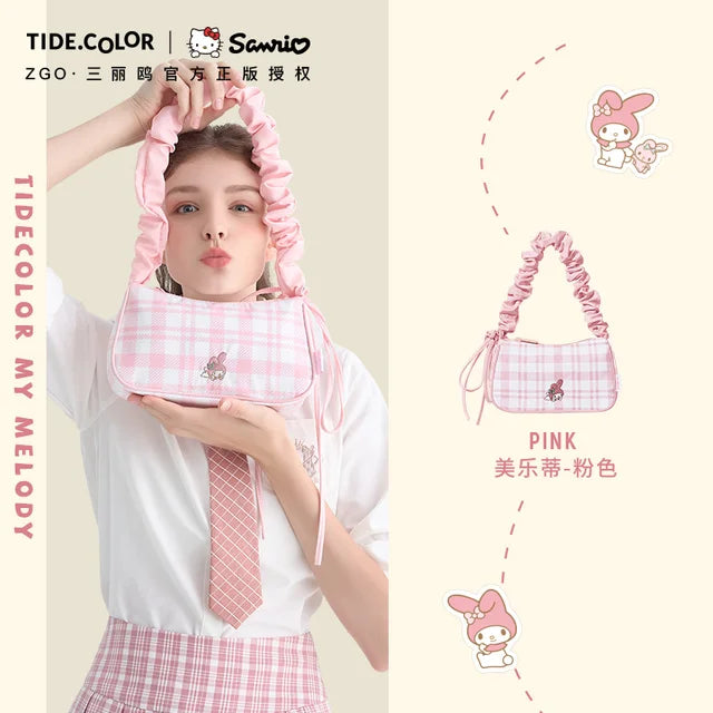 SANRIO© My Melody ZGO Checker Hand Bag