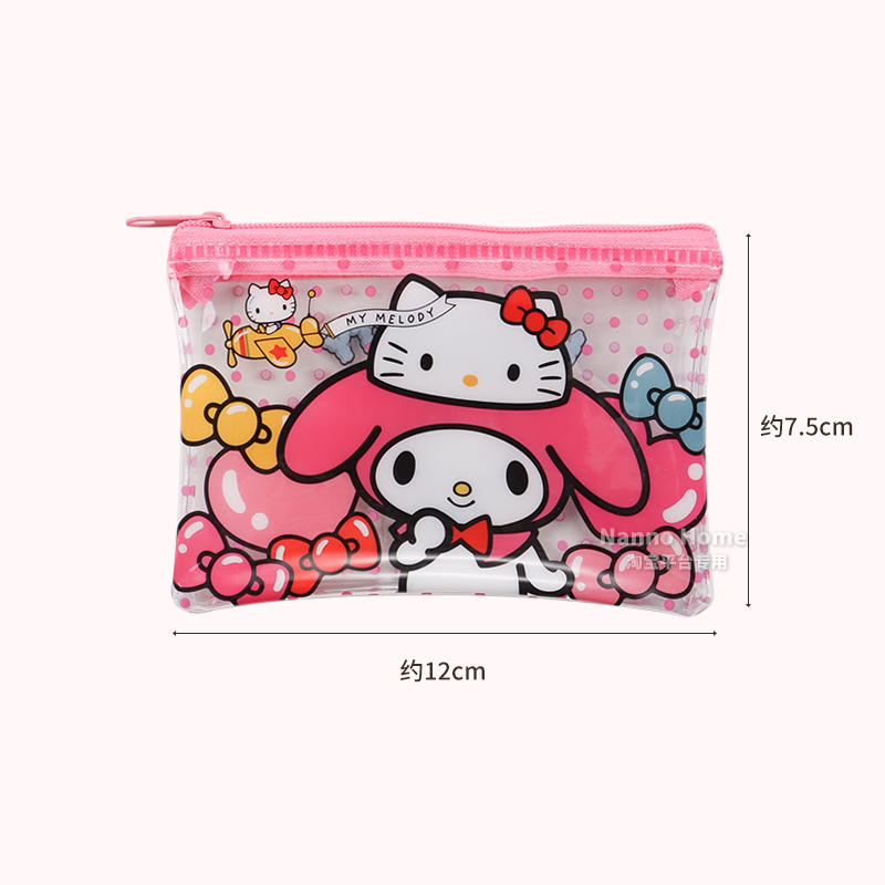 SANRIO© Hello Kitty 50th Anniversary Clear Coin Bag (Japan Edition)