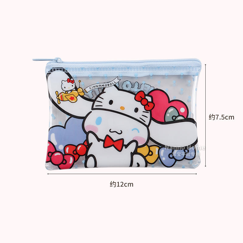 SANRIO© Hello Kitty 50th Anniversary Clear Coin Bag (Japan Edition)
