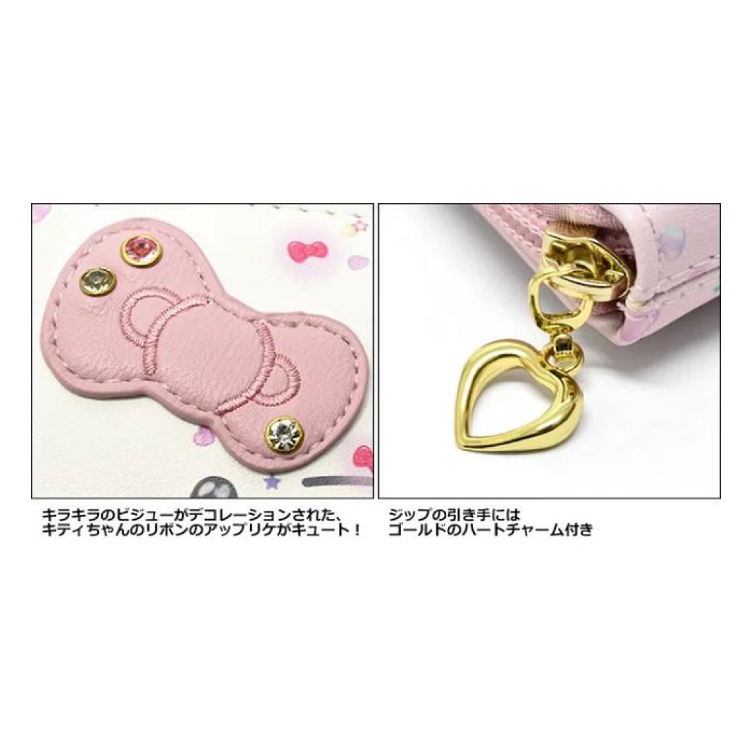 SANRIO© Hello Kitty 50th Anniversary Long Wallet Leather (Japan Edition)
