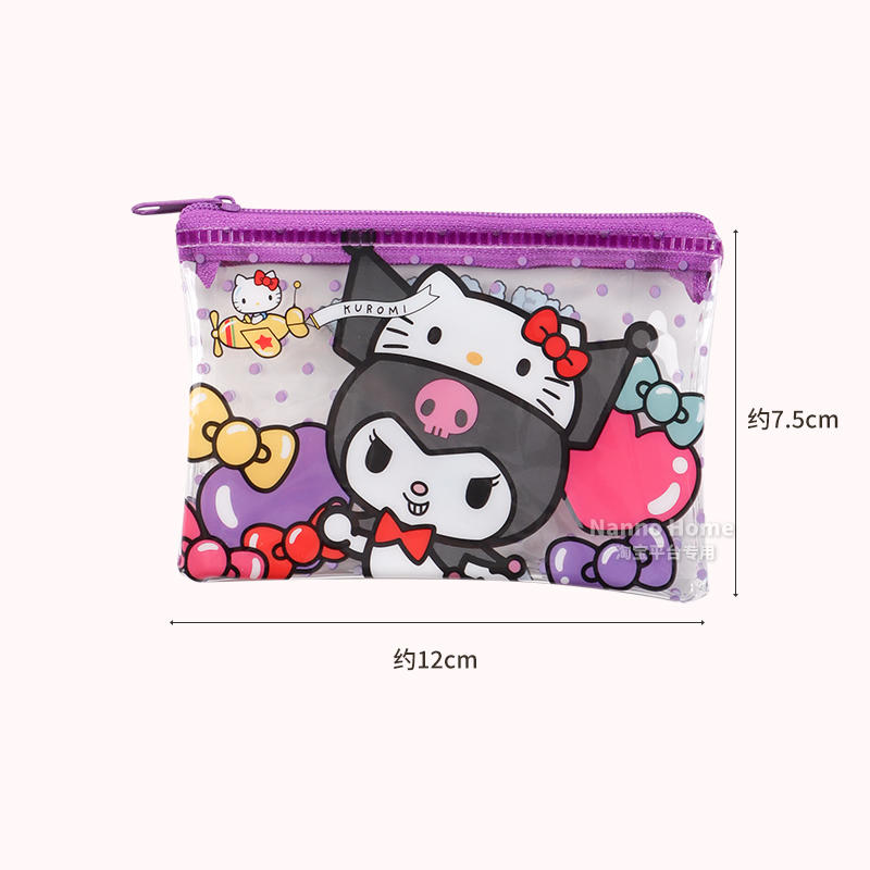 SANRIO© Hello Kitty 50th Anniversary Clear Coin Bag (Japan Edition)