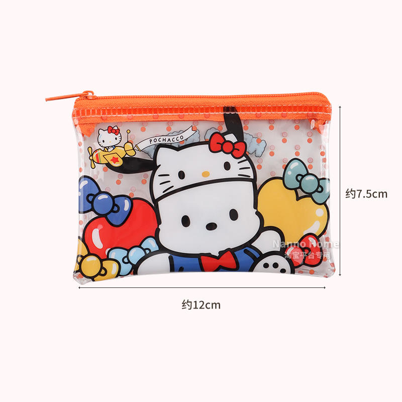 SANRIO© Hello Kitty 50th Anniversary Clear Coin Bag (Japan Edition)