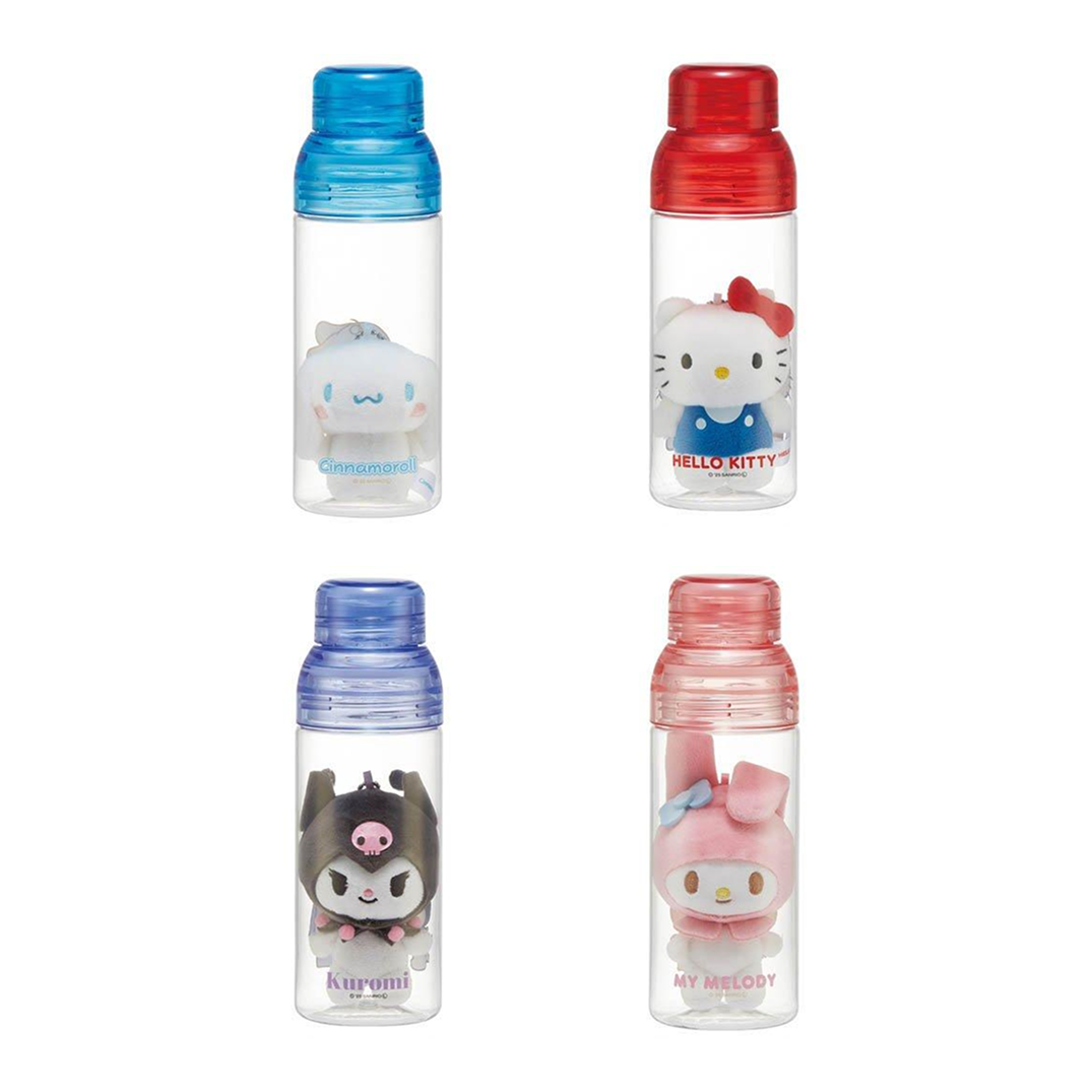 SANRIO© Water Bottle With Plush (Japan Edition)