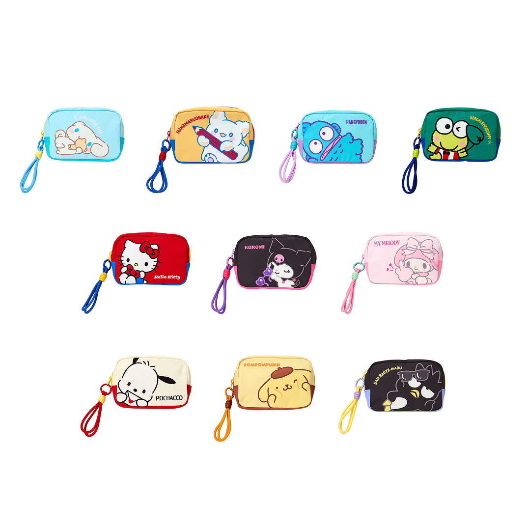 SANRIO© Pose Block Pouch (Japan Limited Edition)