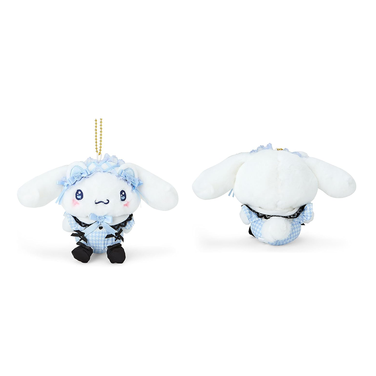 SANRIO© Hanging Plush with Plaid Black Bow (Japan Limited Edition)