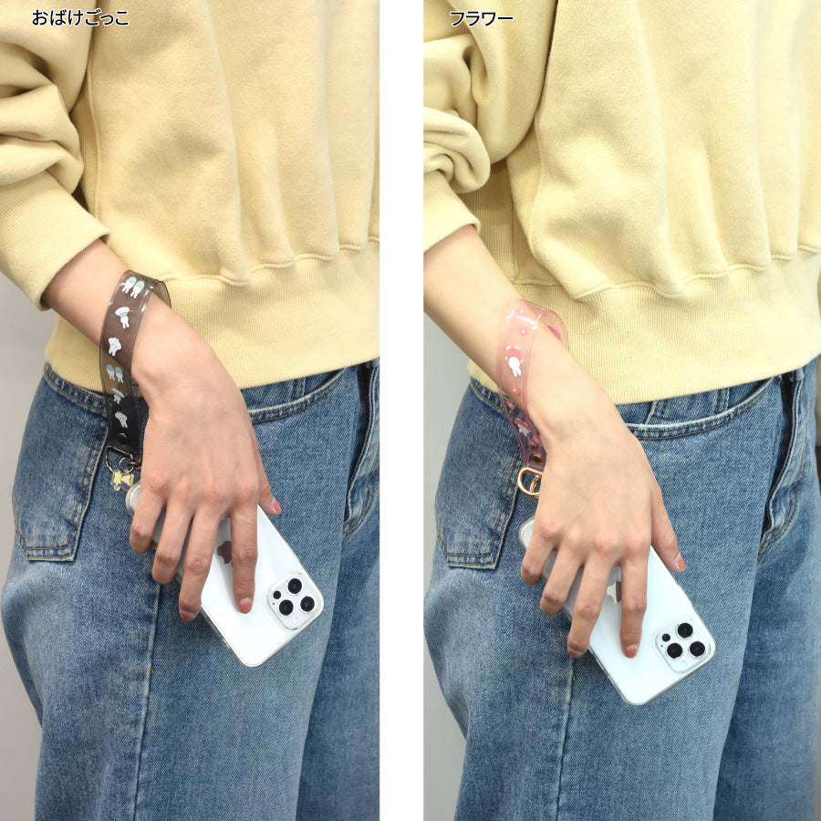 MIFFY© Clear Hand Strap Set With Multi Ring (Japan Edition)