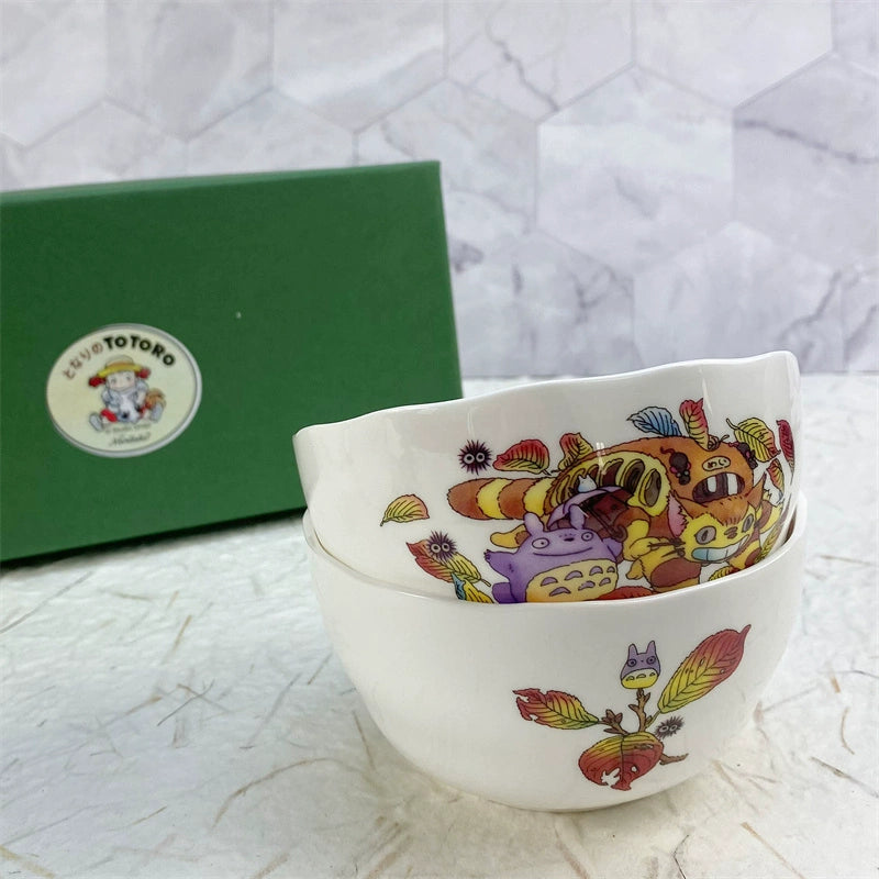 TOTORO© Noritake x My Neighbor Totoro Rice Bowl 2in1
